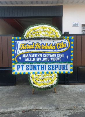 Papan Bunga Duka di Simarito